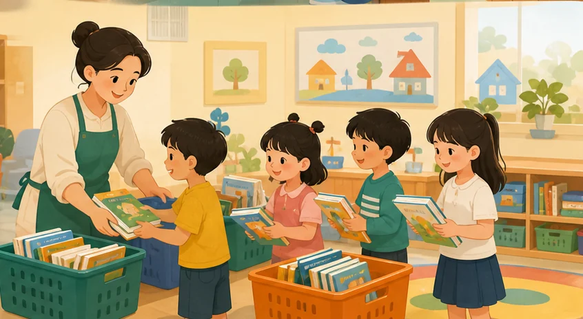 幼儿园班级批量归还图书